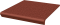Плитка для ступени с капиносом прямая Paradyz Natural Rosa Kapinos Stopnica Prosta Duro 30х33