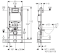 Инсталляция Geberit Duofix Delta с унитазом Laufen Pro Rimless и сидением