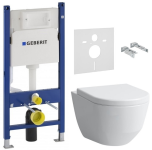 Инсталляция Geberit Duofix Delta с унитазом Laufen Pro Rimless и сидением