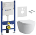 Инсталляция Geberit Duofix Delta с унитазом Laufen Pro Rimless и сидением