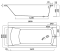 Ванна акриловая Cersanit Korat 180x80