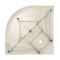 Душовий бокс Lidz Tani SB90x90.SAT.LOW.GR з низьким піддоном