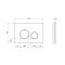 Панель смыва для унитаза Qtap Nest QT0111M11112CRM