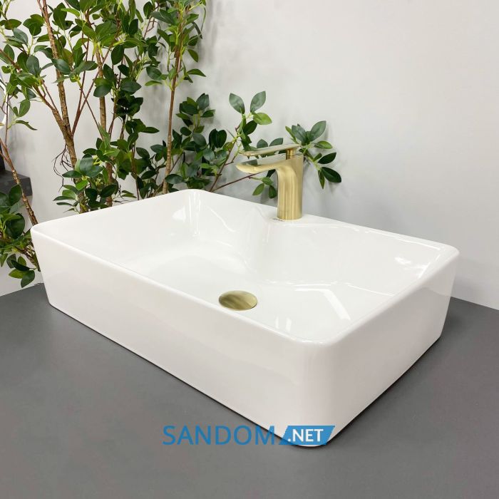 Умивальник накладний VBI FORLI XL WHITE 60x39,5