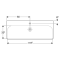Умивальник Geberit Smyle Square 120 (500.226.01.1)