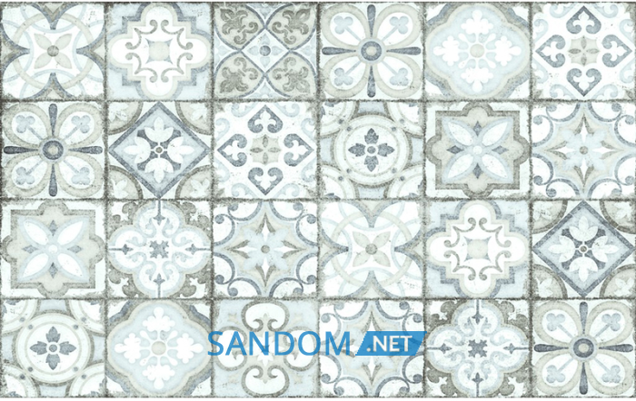 Плитка для стін Cersanit Sansa Grey Pattern Matt 25х40