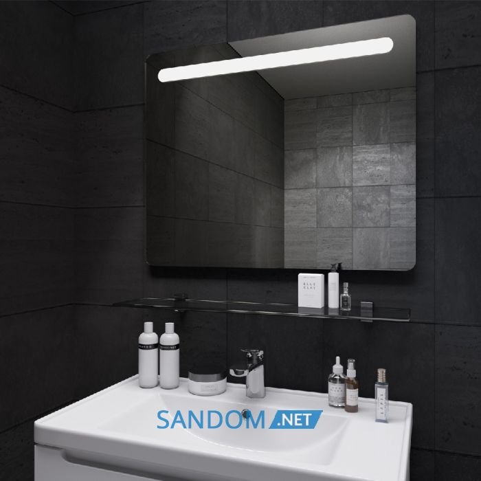 Зеркало в ванную Sanwerk Lava Calipso 70х65 с LED подсветкой