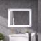 Зеркало в ванную Sanwerk Ultra Cosmo White 88х83 с LED подсветкой