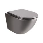 Унітаз підвісний Qtap Robin New QT1333046ENRMB безободковий з сидінням Soft-close