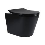 Унитаз подвесной Qtap Scorpio QT1433053ERMB безободковый с сидением Soft-close