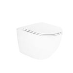 Унитаз подвесной Qtap Robin QT13332141ERW безободковый с сиденьем Slim Soft-close