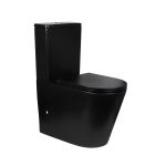 Унитаз-компакт Qtap Scorpio QT14222125ARMB без ободка с сиденьем Soft-close