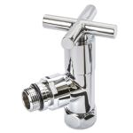 Кран угловой Laris 1/2" - 3/4" Элит 2шт. (ZZ-4704)