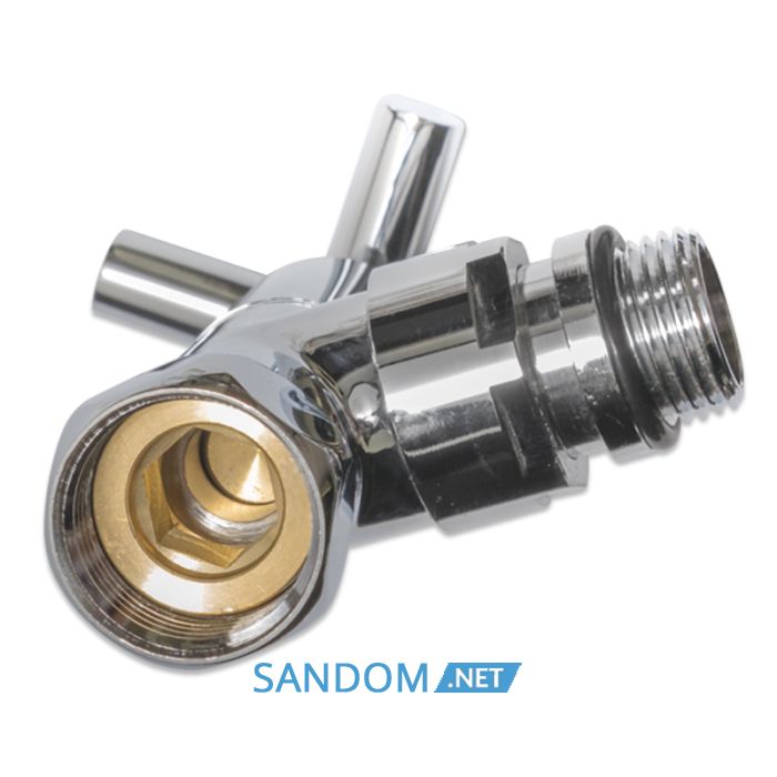 Кран угловой Laris 1/2" - 3/4" Элит 2шт. (ZZ-4704)