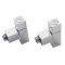 Кран угловой Laris 1/2" - 1/2" Кватро 2шт. (LX-855)