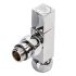 Кран кутовий Laris 1/2" - 3/4" Кватро Класік 2шт. (LX-851)