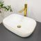 Умывальник накладной VBI RAVENNA WHITE GOLD EDGE 46x32,5