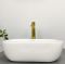 Умывальник накладной VBI RAVENNA WHITE GOLD EDGE 46x32,5