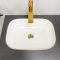 Умывальник накладной VBI RAVENNA WHITE GOLD EDGE 46x32,5