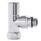 Кран угловой Laris Обычный 1/2" - 3/4" + эксцентрики 2шт. (ZZ-4701)