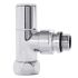 Кран кутовий Laris Звичайний 1/2" - 3/4" + ексцентрики 2шт. (ZZ-4701)