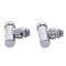 Кран угловой Laris Обычный 1/2" - 3/4" + эксцентрики 2шт. (ZZ-4701)