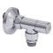 Кран угловой Laris Обычный 1/2" - 3/4" + эксцентрики 2шт. (ZZ-4701)