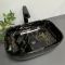 Умывальник накладной VBI RAVENNA MARBLE BLACK GLOSSY 46x32,5