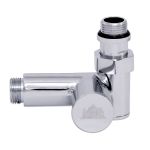 Кран угловой Laris Под ТЭН 1/2" - 1/2" 2шт. (LX-2044)