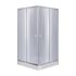 Душевая кабина Lidz Wawel SC90x90.SAT.LOW.GR на мелком поддоне, серое стекло
