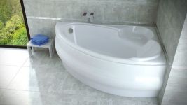 Ванна акриловая асимметричная Wenus 155x95 R