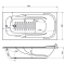 Ванна акриловая Swan Mira 140x70