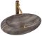 Умивальник (раковина) REA ROXY A STONE D.GRAY накладний 49x31
