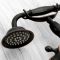 Смеситель для ванны REA RETRO OLD BLACK черный настенный 