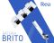 Смеситель для душа REA BRITO хром скрытого монтажа с термостатом