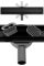 Трап для душа REA NEO PRO BLACK 2в1 черный 100 см