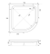 Душовий піддон Shower Slender SW-10505 90x90x15