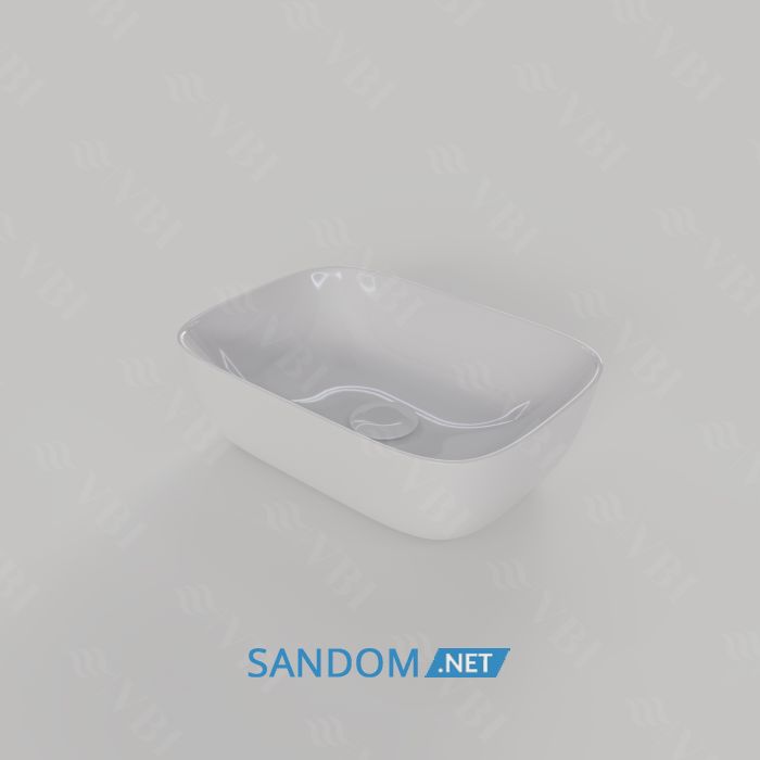 Умывальник накладной VBI RAVENNA S WHITE 36x25