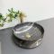 Умывальник накладной VBI PRATO BLACK ONYX MATT 38x38