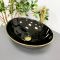 Умивальник накладний VBI PARMA BLACK GOLD EDGE 41,5x33,5