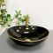 Умивальник накладний VBI PARMA BLACK GOLD EDGE 41,5x33,5