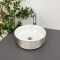 Умывальник накладной VBI PRATO BRUSH SILVER WHITE 36x36