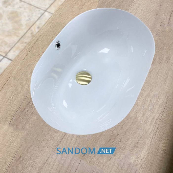 Умывальник врезной VBI MIRANDOLA WHITE 57x38,5