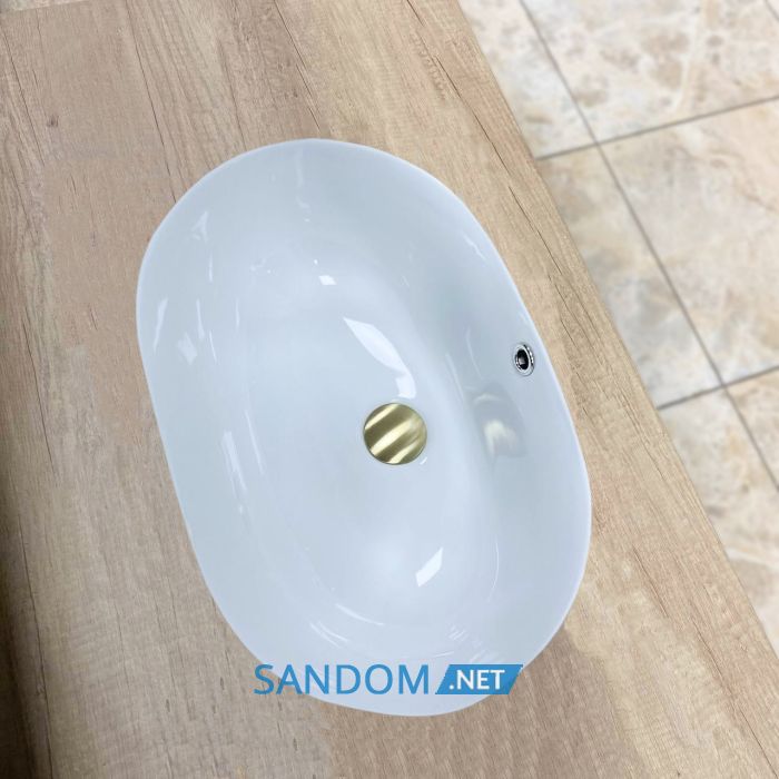 Умывальник врезной VBI MIRANDOLA WHITE 57x38,5