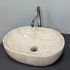Умывальник накладной VBI MODENA S BEIGE STONE GLOSSY 48x35