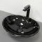 Умивальник накладний VBI PARMA BLACK GLOSSY 41,5x33,5