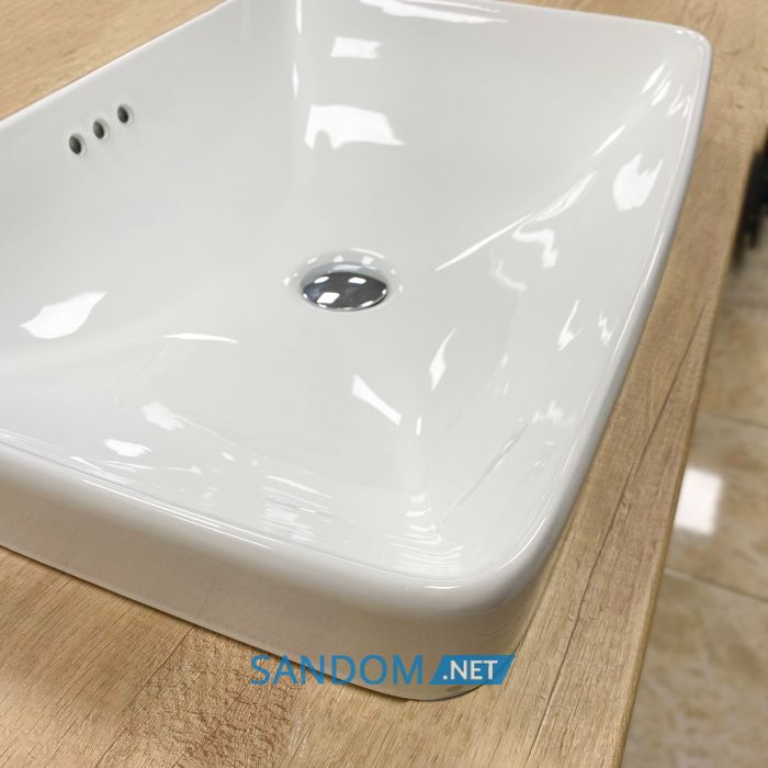 Умивальник врізний VBI BITETTO WHITE 58,5x42