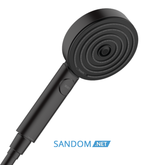 PULSIFY ручний душ 105 3jet (3 типи струї PowderRain, IntenseRain, MonoRain) EcoSmart, чорний матовий