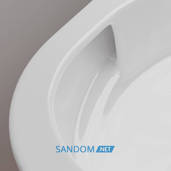 ELU PURA S унітаз підвісний 54*36,6см AquaHelix Flush, HygieneEffect, в комплекте з сиденням Slim з функцією SoftClose and QuickRelease