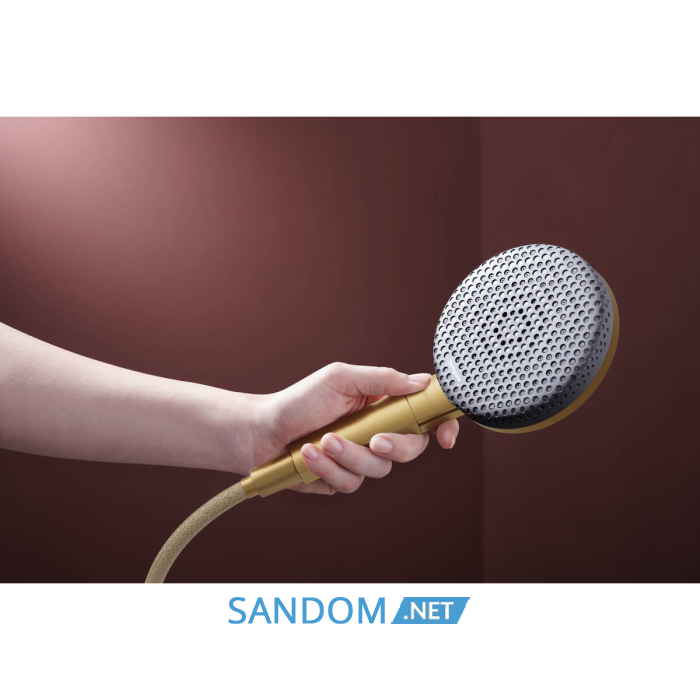 RAINDANCE ALIVE SELECT S ручний душ (3 типи струменів RainAir, PowderRain, Massage), шліфованна бронза